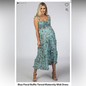 Beautiful Flowery Maternity Dress